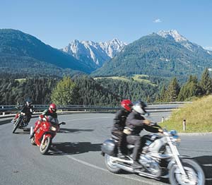 Motorrad fahren im Lesachtal - Kärnten - Österreich